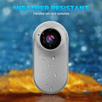 Arenzza outdoor HD pocket-sized action camera with lens, buttons, and compact design for outdoor adventures and capturing high-quality videos