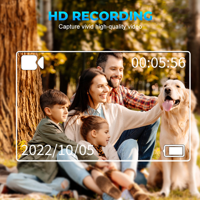 Arenzza outdoor HD pocket-sized action camera with compact design and lens for capturing high-definition outdoor videos and photos.