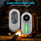 Arenzza outdoor HD pocket-sized action camera with lens and buttons, designed for portable outdoor recording and adventures.