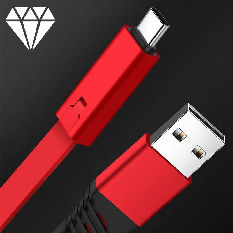 Arenzza Renewable Cuttable Charging Cable for electronics, with adjustable length and durable design, shown coiled and ready to use.