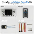 Arenzza Bluetooth 5.3 lossless audio decoder board with electronic components and connectors for audio device integration.