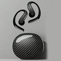 Arenzza wireless Bluetooth earphones with ear-hook design, secure fit, clear sound, and hands-free functionality, shown on a white background.