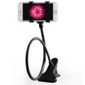 Arenzza 360° rotating tablet and phone stand, black plastic holder with adjustable angle for electronic device support.