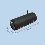 Arenzza 2-in-1 magnetic Bluetooth speaker with split design, black electronic accessory with control buttons and dual speaker units.