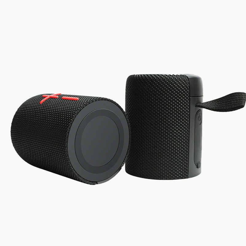 Arenzza 2-in-1 magnetic Bluetooth speaker with split design, compact electronic accessory for portable audio enjoyment.