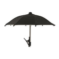 Arenzza clip-on phone umbrella sun shade attached to a smartphone, providing protection from sun glare with a compact design.
