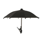 Arenzza clip-on phone umbrella sun shade attached to a smartphone, providing protection from sun glare with a compact design.