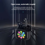 Arenzza Compact Touch-Control Clear-Sound Earbuds with sleek black design and touch-sensitive controls for electronic accessories.