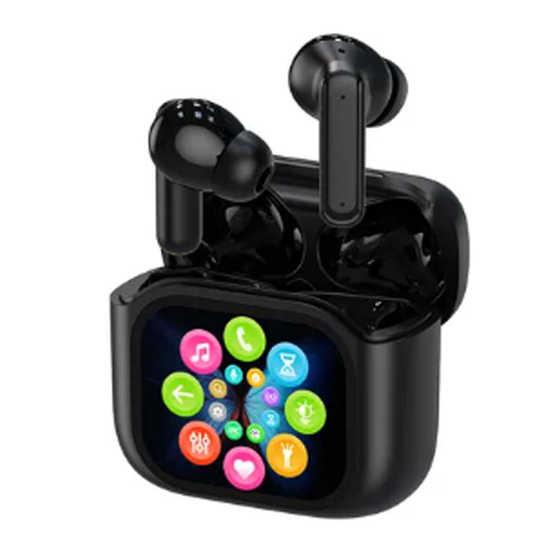 Arenzza Compact Touch-Control Clear-Sound Earbuds with sleek design and touch-sensitive controls, perfect for portable audio.