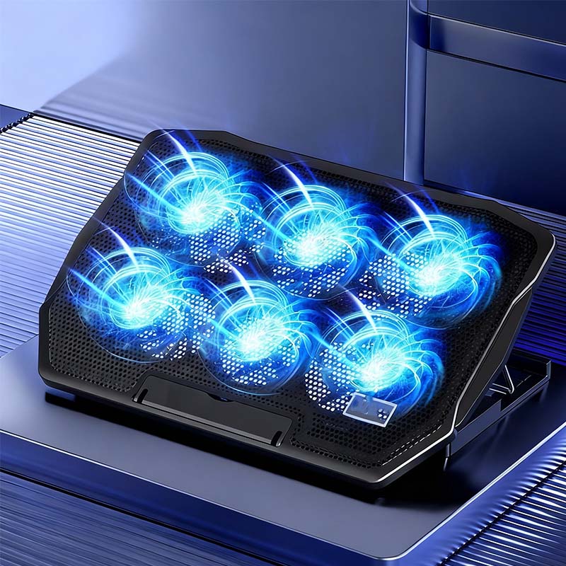 Arenzza adjustable laptop cooling stand with built-in fan, lightweight electronics accessory for improved airflow and cooling.