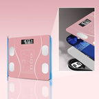 Arenzza Smart BMI digital wireless weight scales with LCD display, showing weight measurement and BMI data.