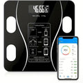 Arenzza Smart BMI digital wireless weight scale with LCD display, showing weight measurement in a modern electronic bathroom scale.