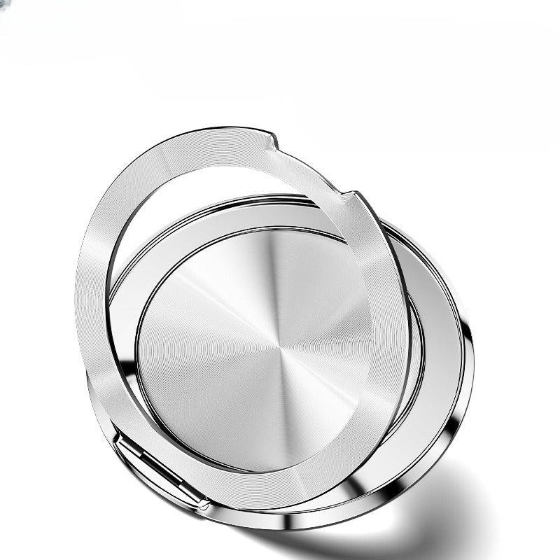 Arenzza MagSpin Ultra magnetic phone stand with haptic feedback, showcasing its sleek, thin design holding a smartphone.