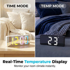 Arenzza minimalist digital alarm clock with a sleek display, designed for bedroom and office use in electronics and accessories.