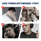 Arenzza open air conduction wireless Bluetooth headset with microphone, black earphones and control buttons visible in the image.
