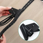 Arenzza anti-bite cable ties for organizing wires, shown in black, with flexible cable sleeve and wire cover for electronics accessories.