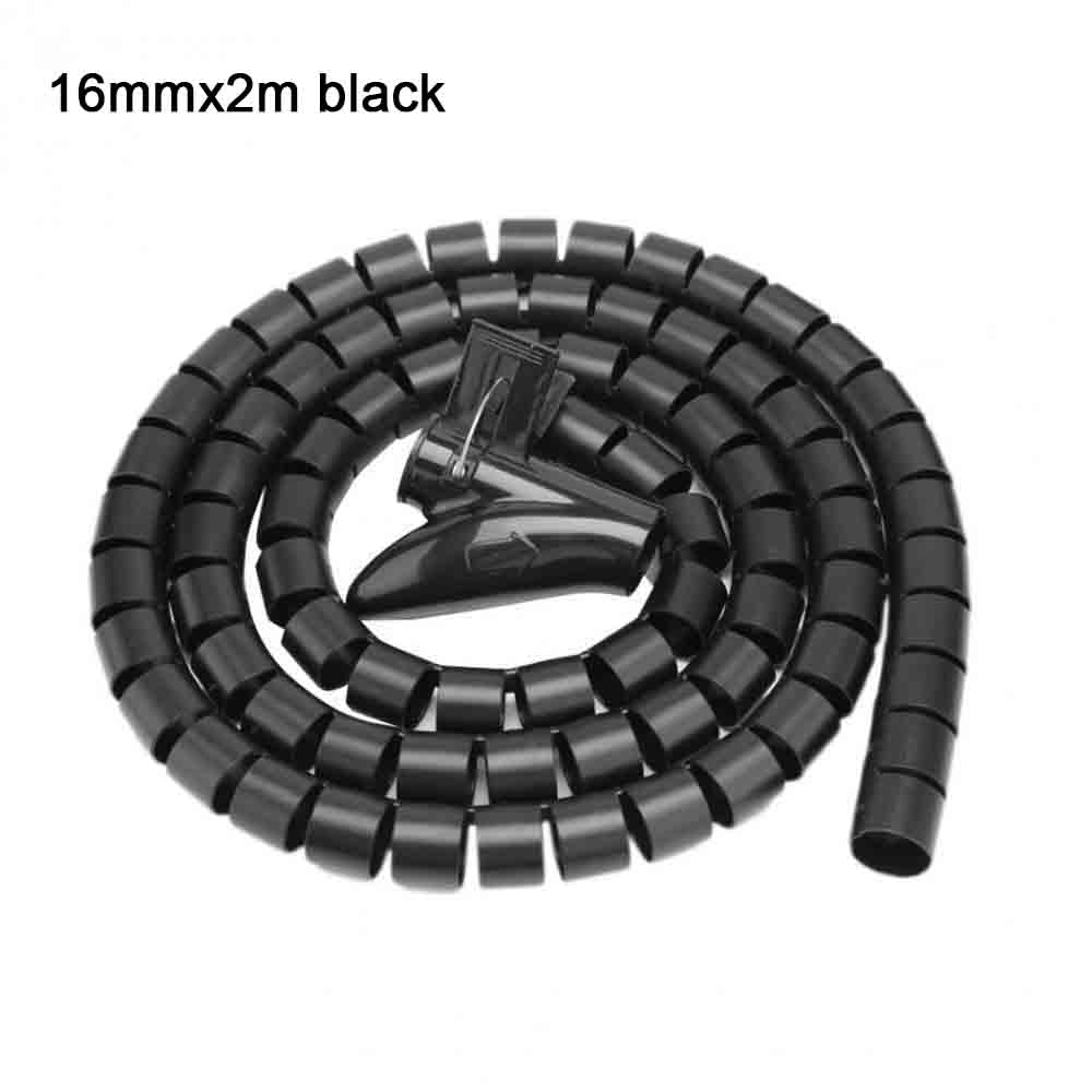 Arenzza anti-bite cable ties for organizing wires and cables, shown in black with flexible cable sleeve design.