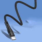Arenzza magnetic auto storage fast charging cable for vehicles, featuring a sleek black design with magnetic connector for easy use.