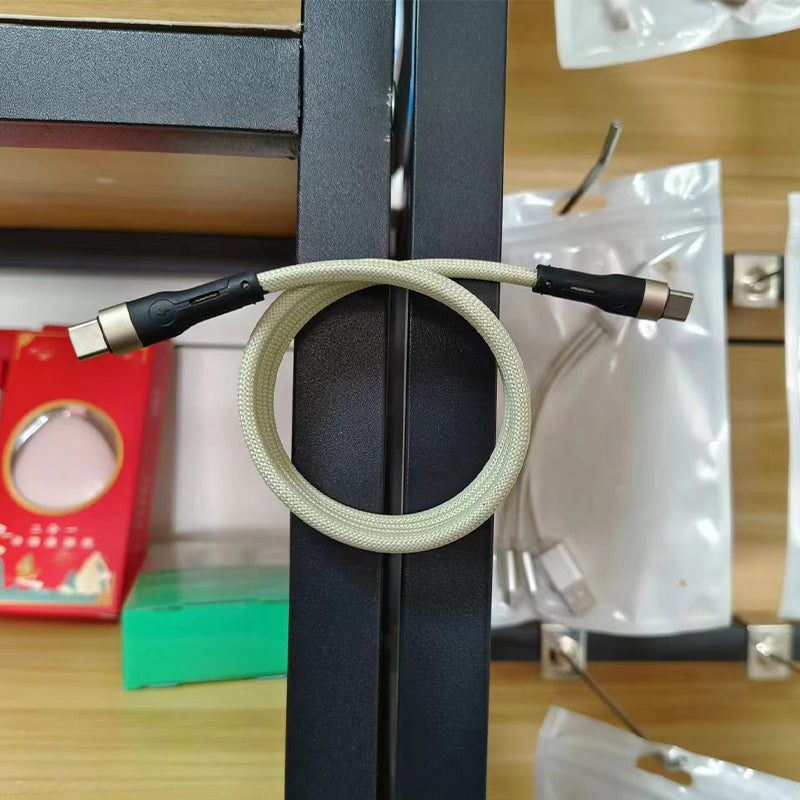 Arenzza magnetic auto storage fast charging cable for vehicles, black electronic accessory with magnetic connector.