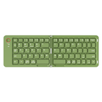 Aarenza Mini Foldable Bluetooth Keyboard in black, compact electronic accessory with keys visible, designed for portable use.