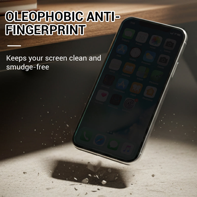 Arenzza dust-removal tempered glass screen protector kit with cleaning wipes and dust removal stickers for electronics.