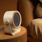 Arenzza compact instant-heat heater with digital controls, small electric space heater for quick warmth in electronics and accessories.