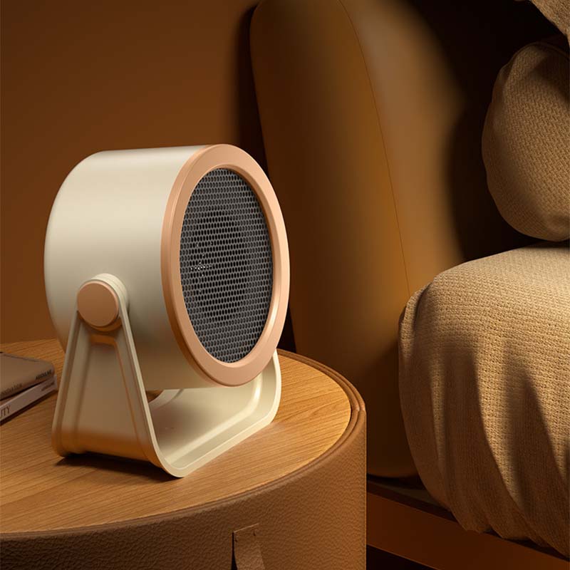 Arenzza compact instant-heat heater with digital controls, small electric space heater for quick warmth in electronics and accessories.