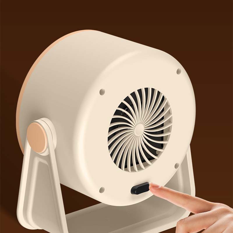 Aarenza compact instant-heat heater with digital control panel, small size, and sleek design for portable home heating.