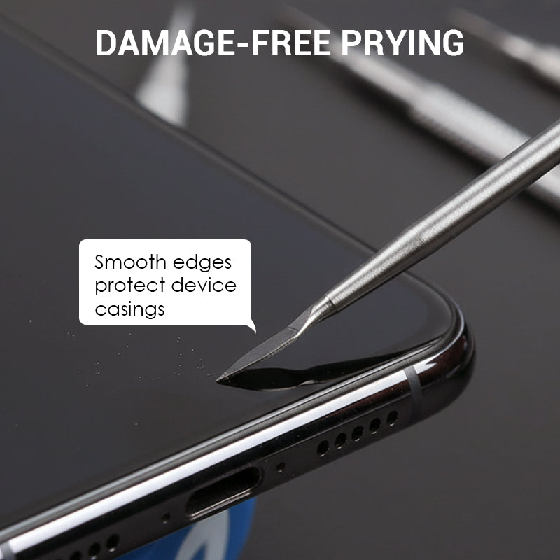 Arenzza 3-in-1 electronics opening kit with pry tools, spudgers, and precision screwdrivers for phone and laptop repairs.