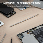 Arenzza 3-in-1 electronics opening kit with pry tools, spudgers, and precision screwdrivers for phone and laptop repairs.