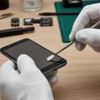 Arenzza 3-in-1 electronics opening kit with pry tools, spudgers, and precision screwdrivers for phone and laptop repairs.