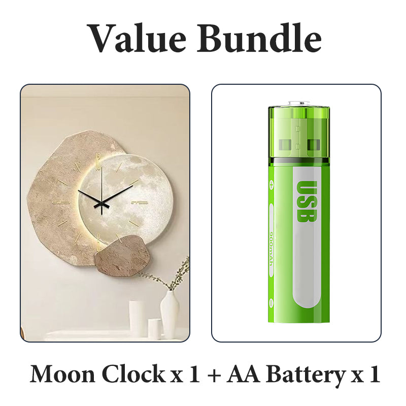 Arenzza Nordic-style wall clock with a decorative round face and minimalist design, suitable for modern home decor.