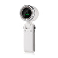 Aarenza 5-speed foldable rechargeable fan with compact design, showcasing its blades and foldable frame for on-the-go cooling.