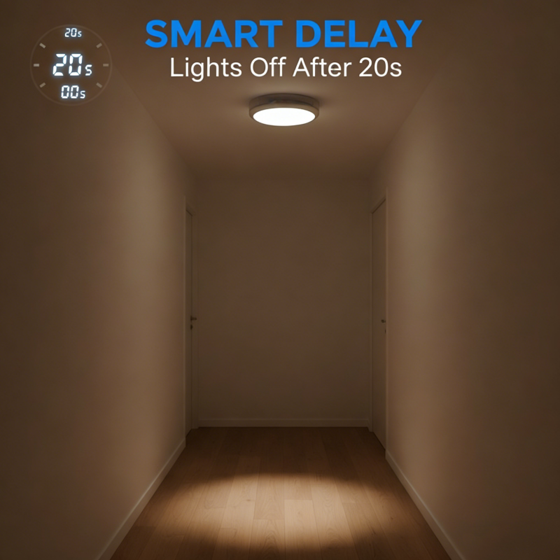 Arenzza motion sensor light switch, electronic accessory with sensor for automatic lighting control in modern home or office.