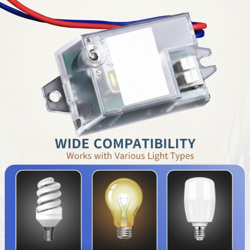 Arenzza motion sensor light switch shown in a modern electronic setup with wiring and control buttons.