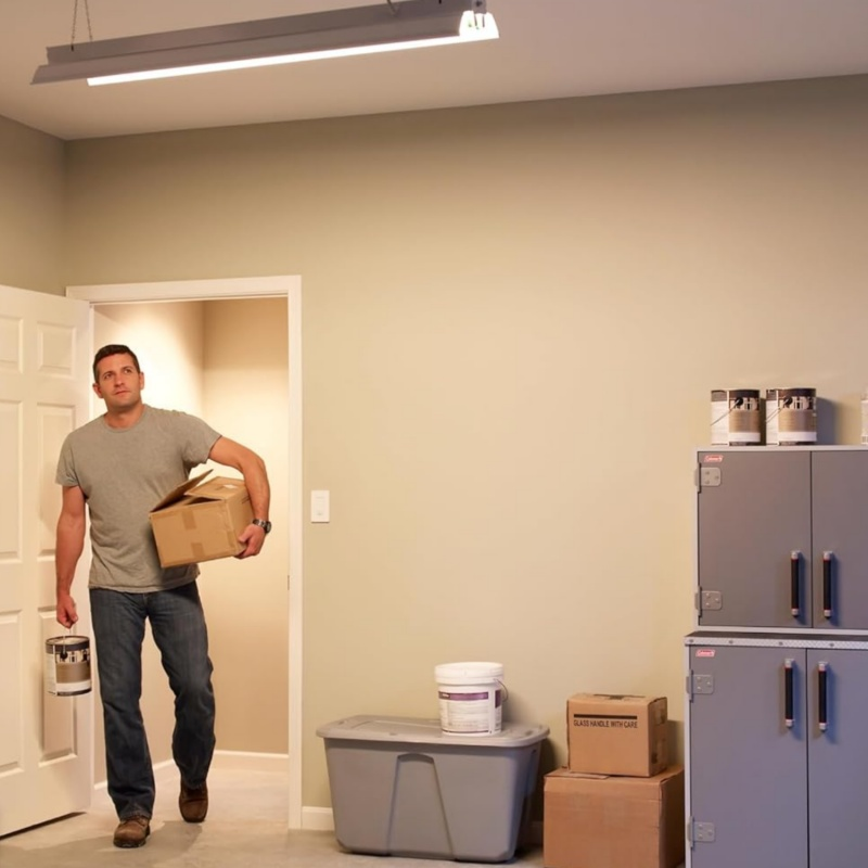 Arenzza motion sensor light switch in black, with sleek electronic design and sensor for automatic lighting control.