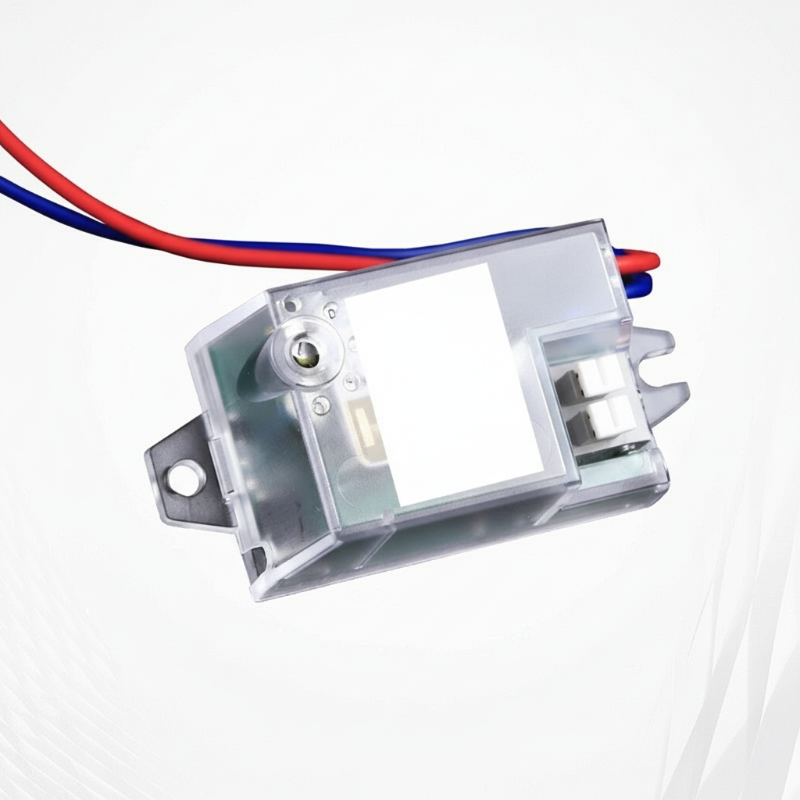 Arenzza motion sensor light switch in white, with sleek design and sensor area, for easy automatic lighting control.