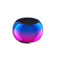 Arenzza Bluetooth mini speaker with compact design, showing the speaker with mesh grill and control buttons, emphasizing portable wireless sound.