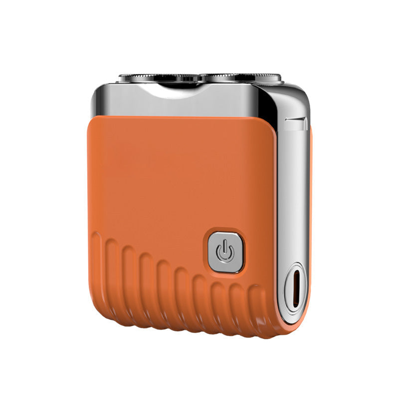 Aarenza men's mini electric razor in black with a compact design, featuring a shaving head and ergonomic handle.