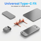 Arenzza fast-charging adapter with a 360° foldable phone stand for convenient charging and device display.