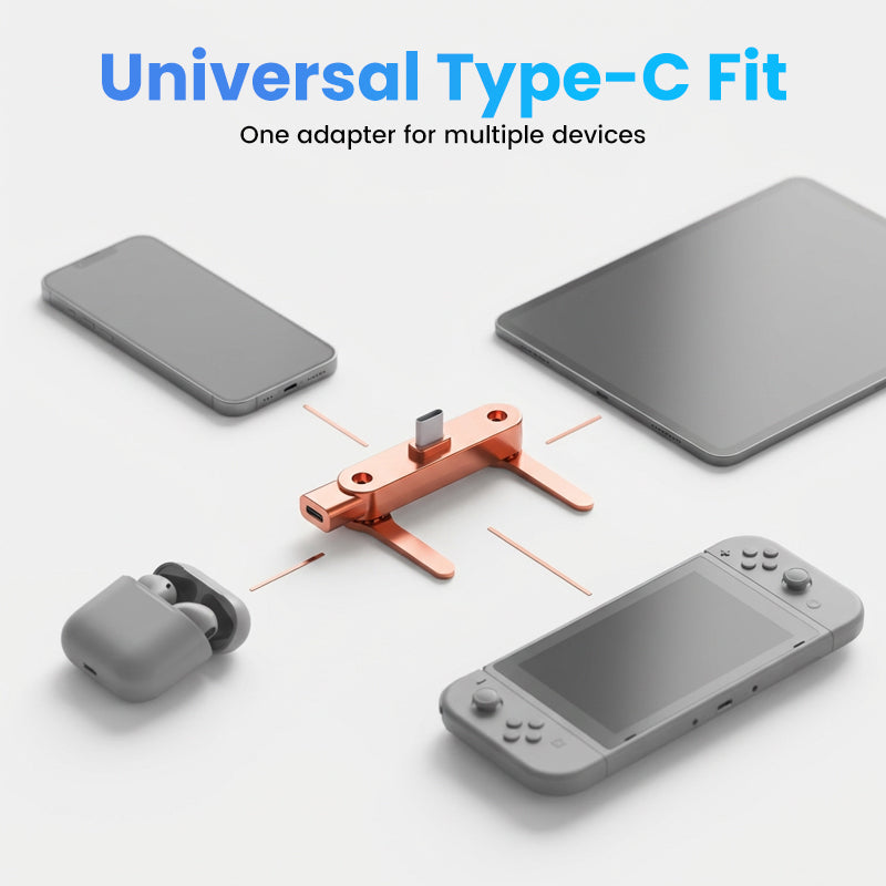 Arenzza fast-charging adapter with a 360° foldable phone stand for convenient charging and device display.