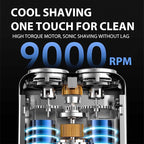 Arenzza mini electric explosive shaver with compact design and electric blades for precise grooming.