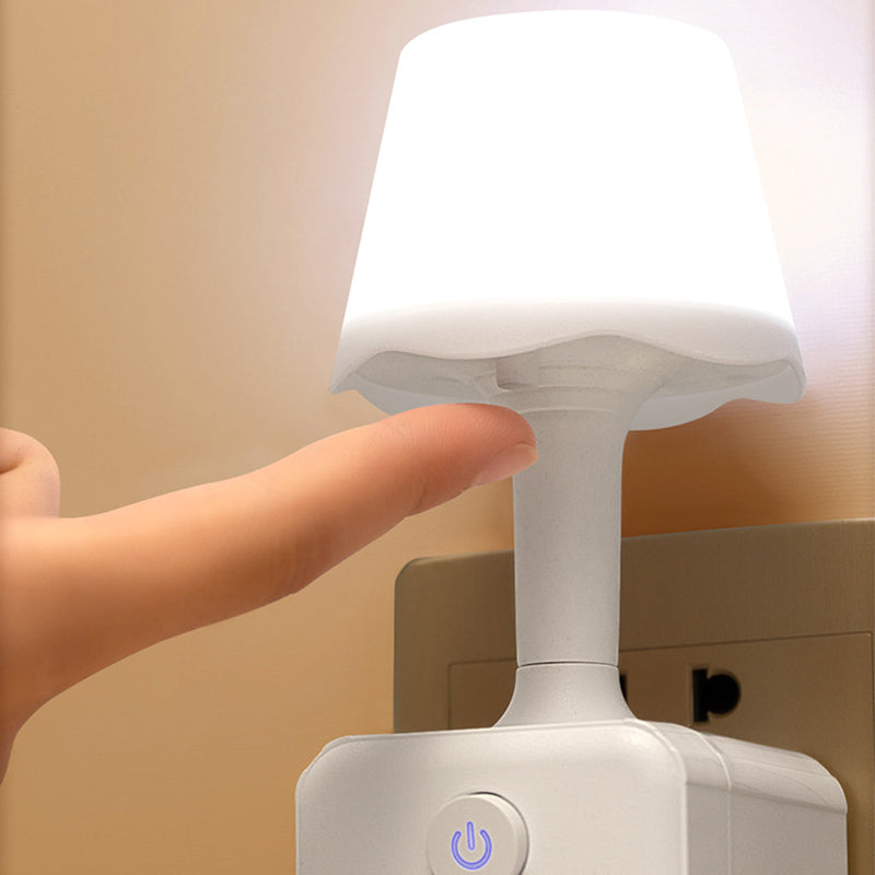 Arenzza 2-in-1 Cube Socket LED Night Lamp showcasing a compact, modern design with built-in LED lighting for home use.