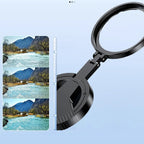 Arenzza 2-in-1 Magnetic CPL and Star Filter lens accessory for cameras, showing the filter attachments and lens details.