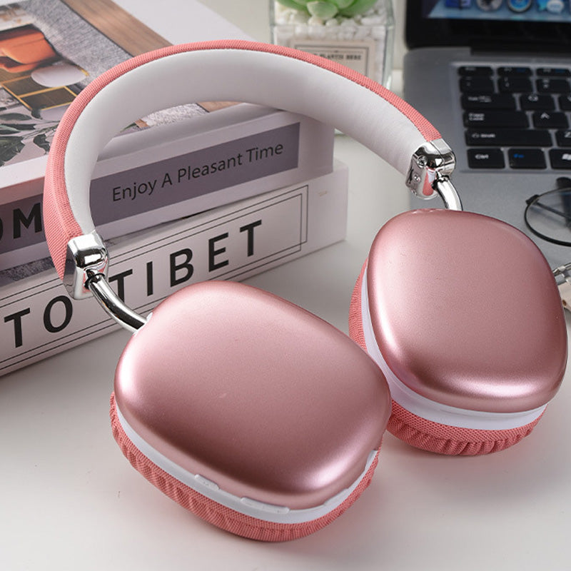 Arenzza wireless Bluetooth headphones with deep bass, comfortable fit, and 20-hour playtime, shown in black over-ear design.