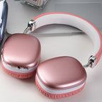 Arenzza wireless Bluetooth headphones with deep bass, comfortable fit, and visible control buttons on sleek black design.