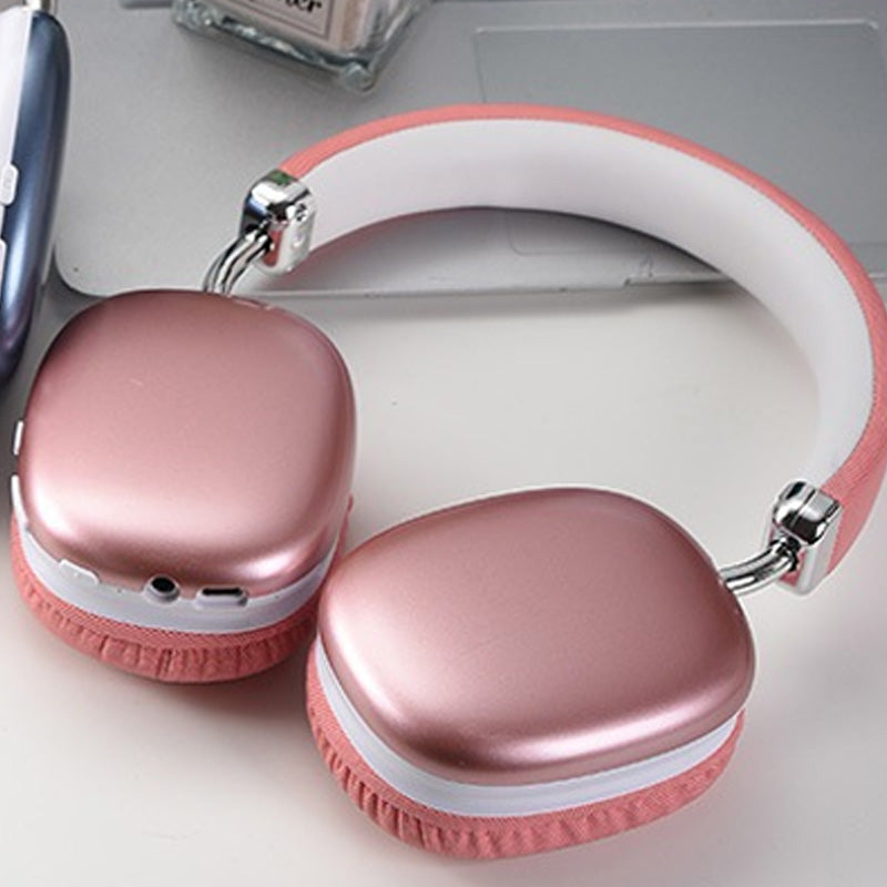 Arenzza wireless Bluetooth headphones with deep bass, comfortable fit, and visible control buttons on sleek black design.