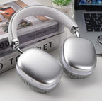 Arenzza wireless Bluetooth headphones with deep bass, comfortable fit, and 20-hour playtime, shown in a close-up image.