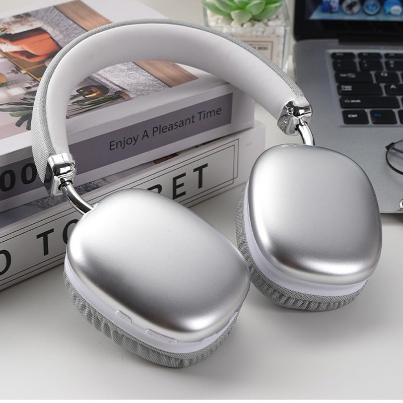 Arenzza wireless Bluetooth headphones with deep bass, comfortable fit, and 20-hour playtime, shown in a close-up image.