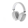 Arenzza wireless Bluetooth headphones with deep bass, comfortable fit, and 20-hour playtime, shown in black with ear cushions.